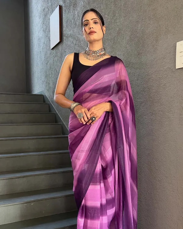 Purple_Color_1-Minute_Ready_To_Wear_Georgette_Saree_With_Blouse_Piece