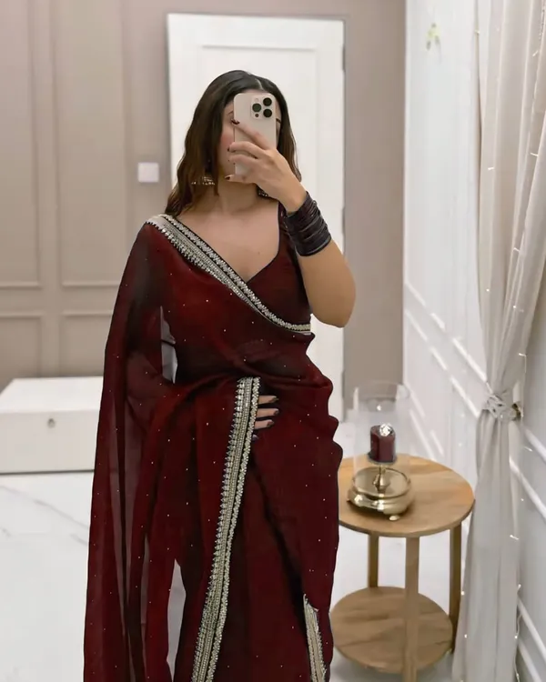 Maroon_Color_Georgette_1_-_Minute_Ready_to_Wear_Saree_with_Fully_Stitch_Blouse_(Free_Size)_Up_to_44