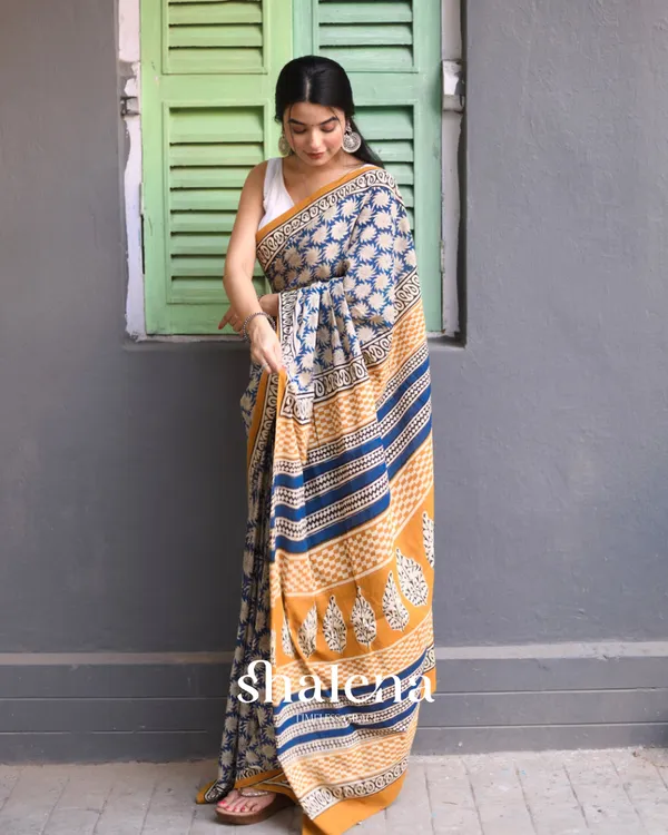 Blue_Color_1_Minute_Ready_To_Wear_Mulmul_Cotton_Digital_Printed_Saree_With_Pocket