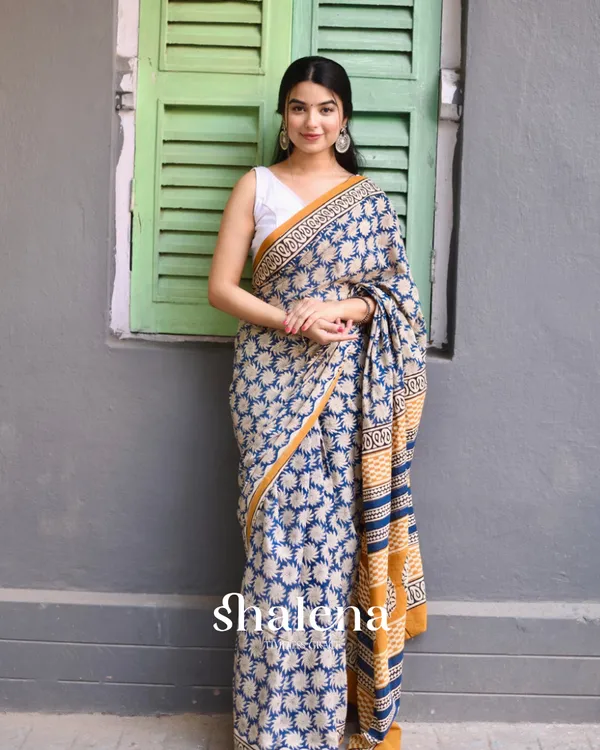 Blue_Color_1_Minute_Ready_To_Wear_Mulmul_Cotton_Digital_Printed_Saree_With_Pocket