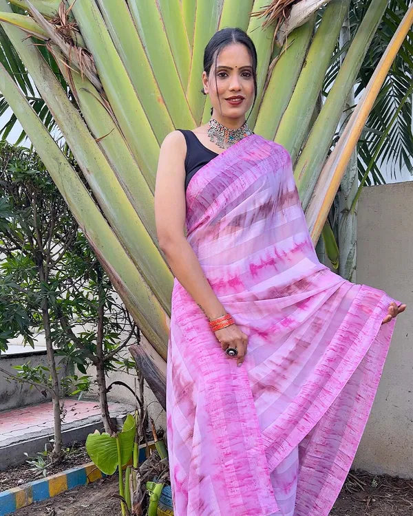 Light_Purplrcolor_1-Minute_Ready_To_Wear_Naylon_Saree_With_Blouse_Piece