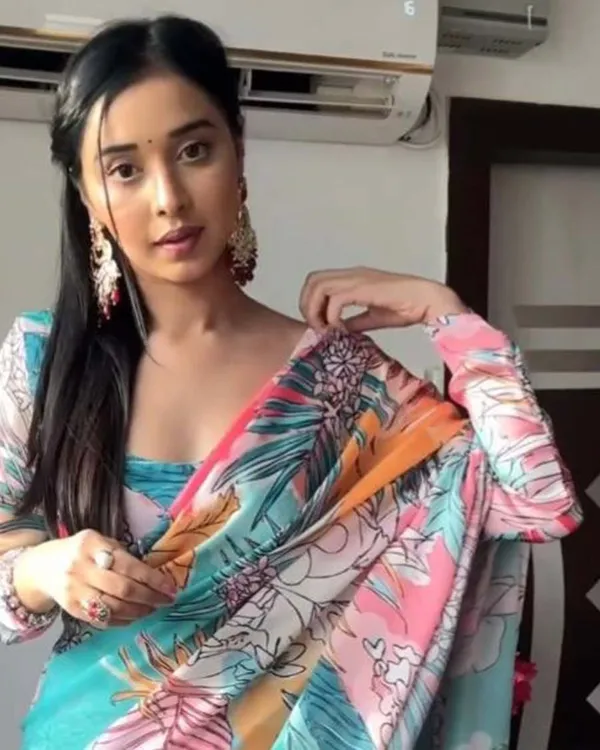 Multi_Color_1-Minute_Ready_To_Wear_Georgette_Saree_With_Blouse_Piece