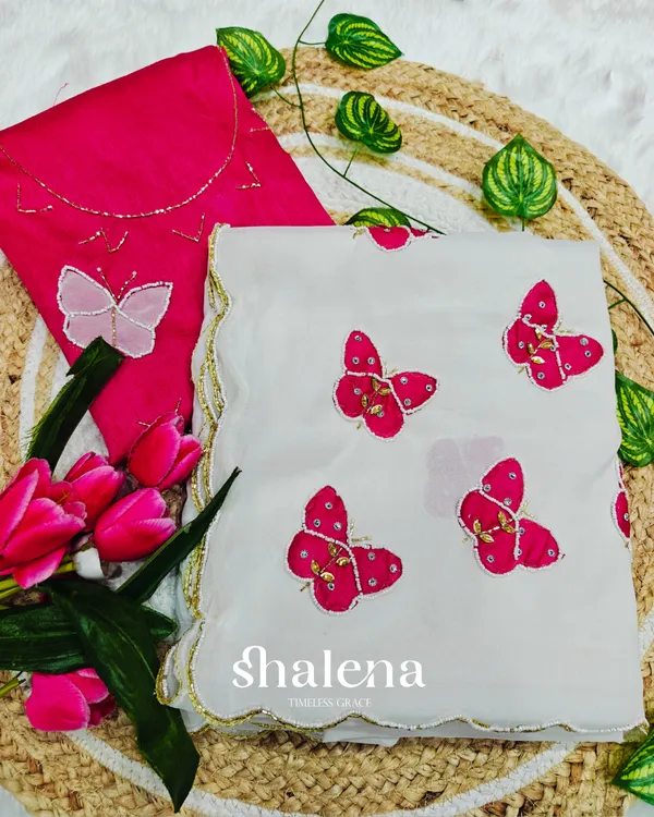 Captivating_Off_White_Georgette_Butterfly_Hand_Work_Saree