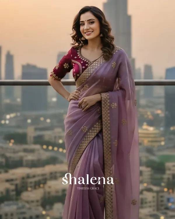 Ethereal_Lavender_Embroidery_Work_Jimmy_Choo_Silk_Saree_With_Scrumptious_Full_Stitched_Blouse