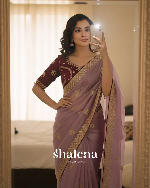 Ethereal_Lavender_Embroidery_Work_Jimmy_Choo_Silk_Saree_With_Scrumptious_Full_Stitched_Blouse