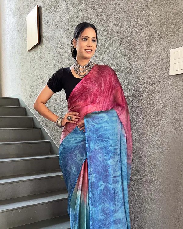Pink_And_Blue_Color_1-Minute_Ready_To_Wear_Naylon_Saree_With_Blouse_Piece