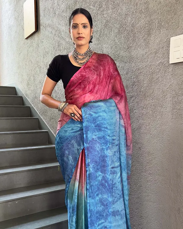 Pink_And_Blue_Color_1-Minute_Ready_To_Wear_Naylon_Saree_With_Blouse_Piece