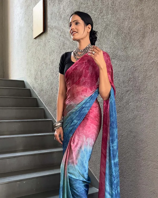 Pink_And_Blue_Color_1-Minute_Ready_To_Wear_Naylon_Saree_With_Blouse_Piece