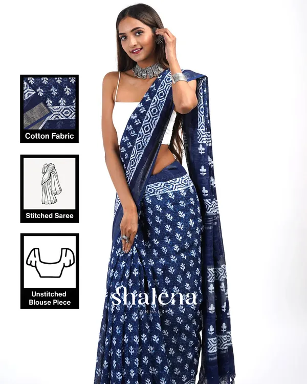 Blue_Color_1_-_Minute_Ready_to_Wear_Mulmul_Cotton_Saree_with_Blouse_Piece