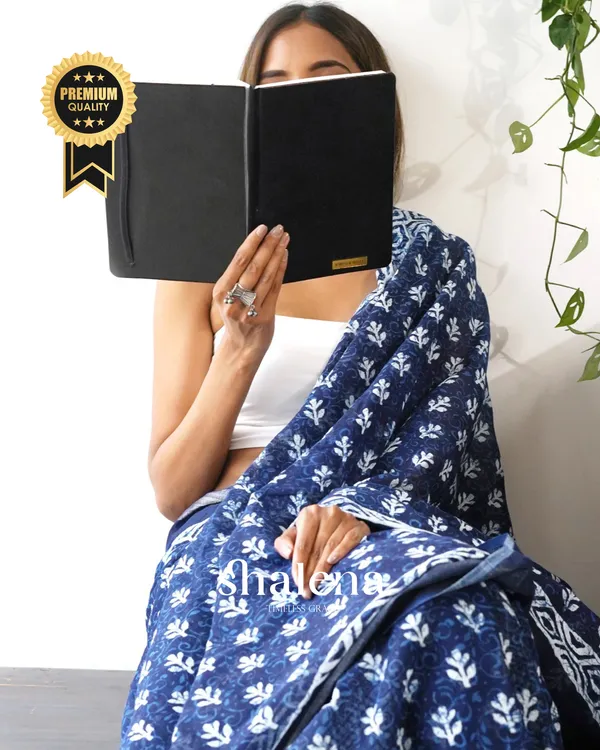 Blue_Color_1_-_Minute_Ready_to_Wear_Mulmul_Cotton_Saree_with_Blouse_Piece