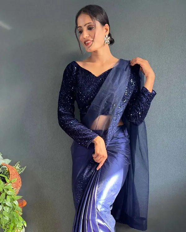 Blue_Color_1_-_Minute_Ready_to_Wear_Satin_Silk_Saree_with_Fully_Stitch_Blouse_(Free_Size)_Up_to_44