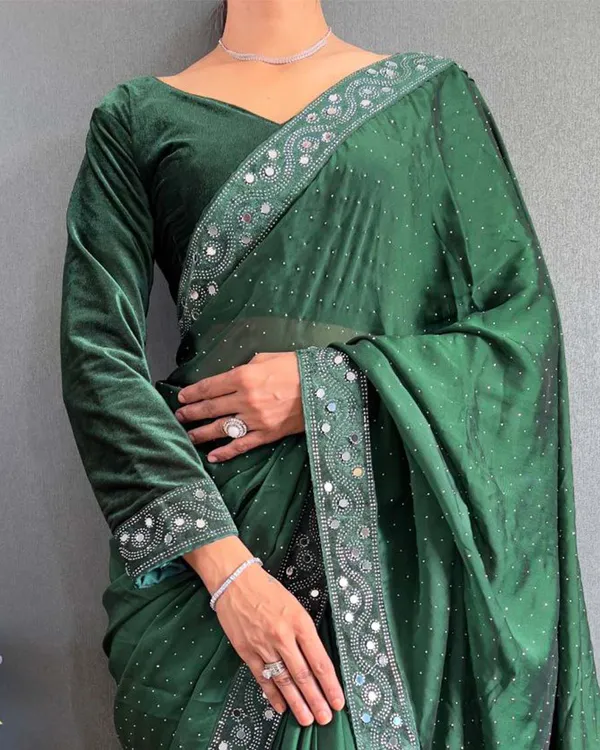 Green_Color_1_-_Minute_Ready_to_Wear_Rangoli_Silk_Saree_with_Fully_Stitch_Blouse_(Free_Size)_Up_to_44