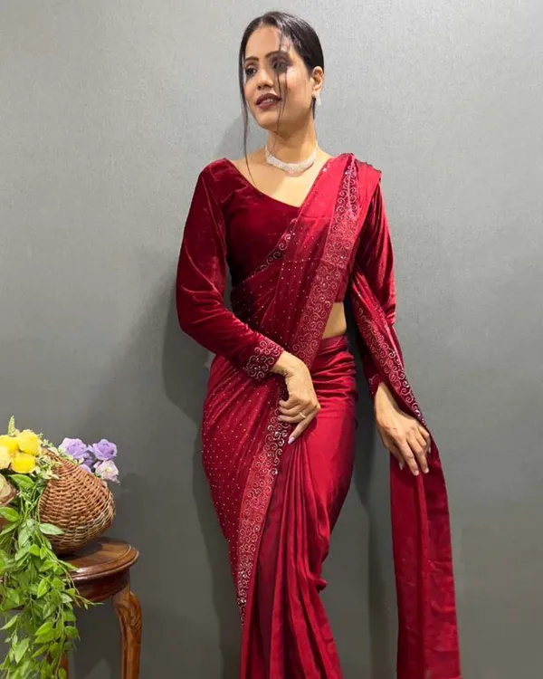 Maroon_Color_1_-_Minute_Ready_to_Wear_Rangoli_Silk_Saree_with_Fully_Stitch_Blouse_(Free_Size)_Up_to_44