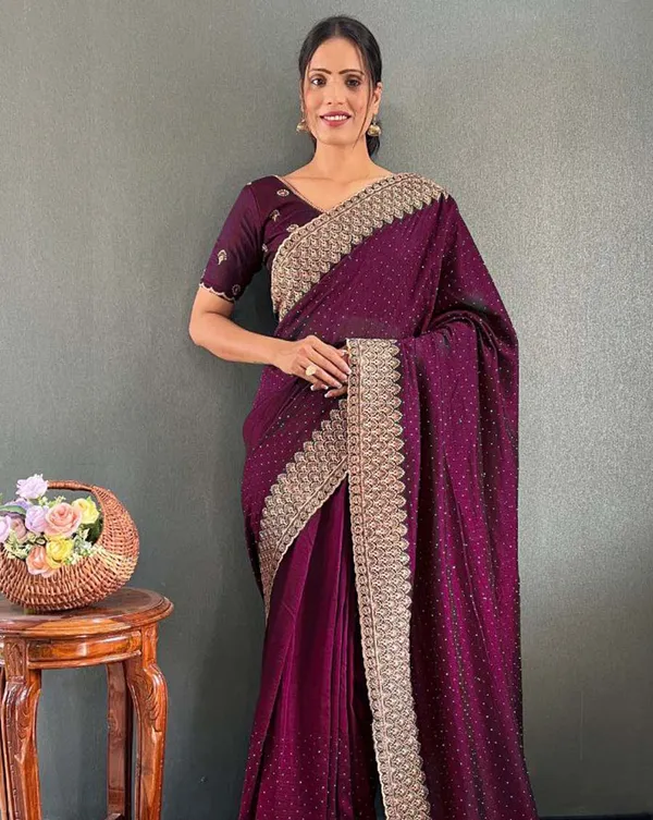 Light_purple_Color_1_-_Minute_Ready_to_Wear_Vichitra_silk_Saree_with_Unstitch_Blouse_Piece