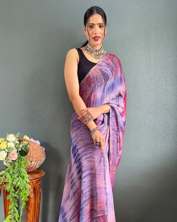 Multi_Color_1-Minute_Ready_To_Wear_Naylon_Saree_With_Blouse_Piece