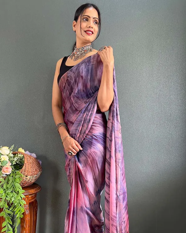 Multi_Color_1-Minute_Ready_To_Wear_Naylon_Saree_With_Blouse_Piece
