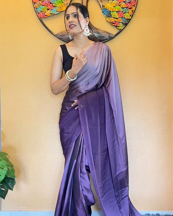 Purple_Color_1-Minute_Ready_To_Wear_Chiffon_Saree_With_Blouse_Piece