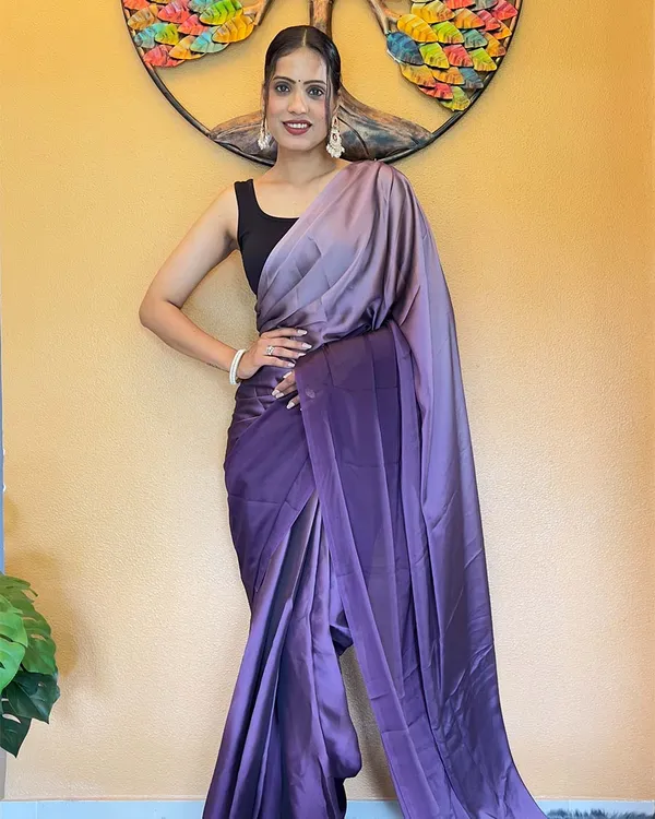 Purple_Color_1-Minute_Ready_To_Wear_Chiffon_Saree_With_Blouse_Piece