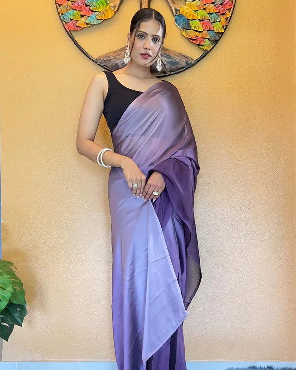 Purple_Color_1-Minute_Ready_To_Wear_Chiffon_Saree_With_Blouse_Piece