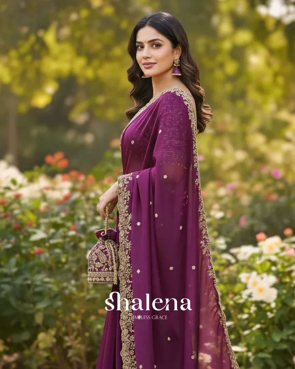 Beauteous_Purple_Embroidery_Work_Fancy_Silk_Saree_With_Nebula_Full_Stitched_Blouse
