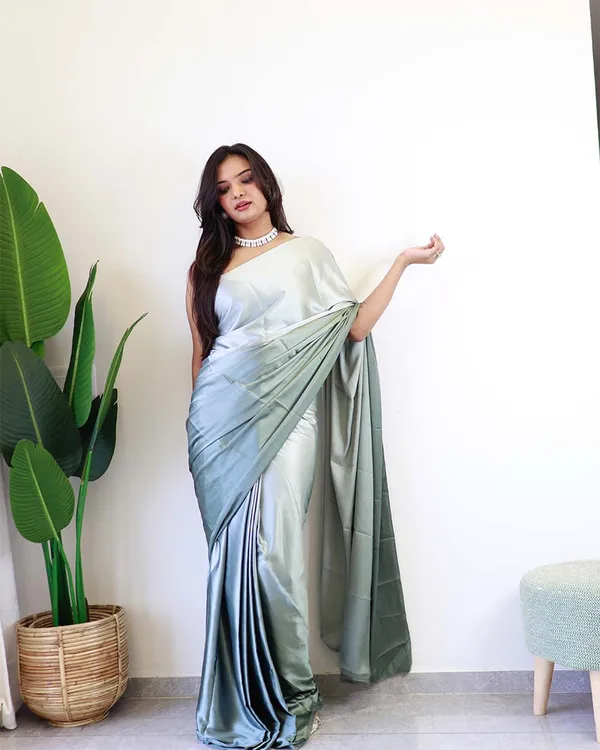 Light_Teal_Blue_Colour_1-Minute_Ready_To_Wear_Chiffon_Saree_With_Blouse_Piece