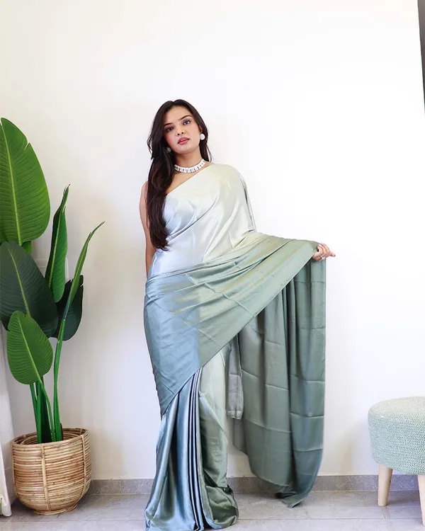 Light_Teal_Blue_Colour_1-Minute_Ready_To_Wear_Chiffon_Saree_With_Blouse_Piece