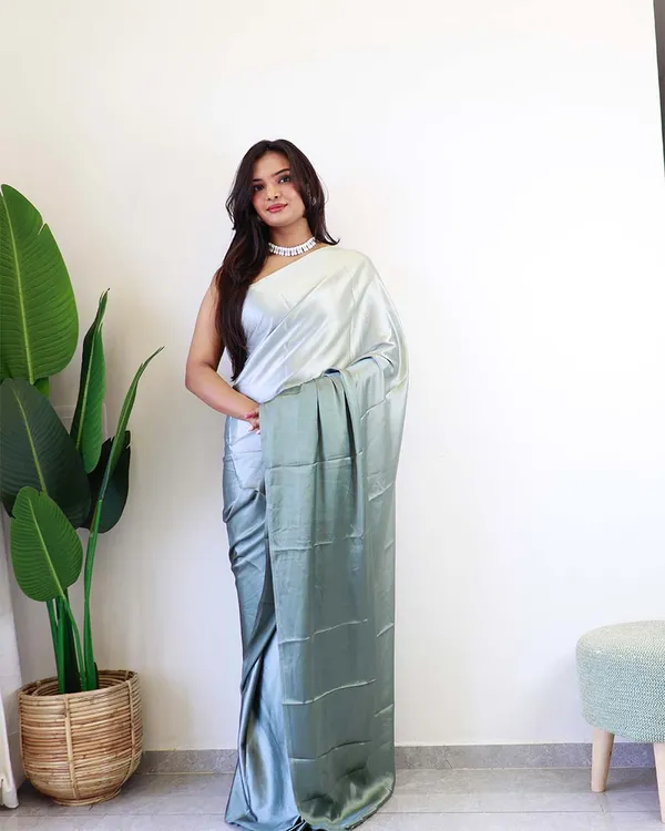 Light_Teal_Blue_Colour_1-Minute_Ready_To_Wear_Chiffon_Saree_With_Blouse_Piece