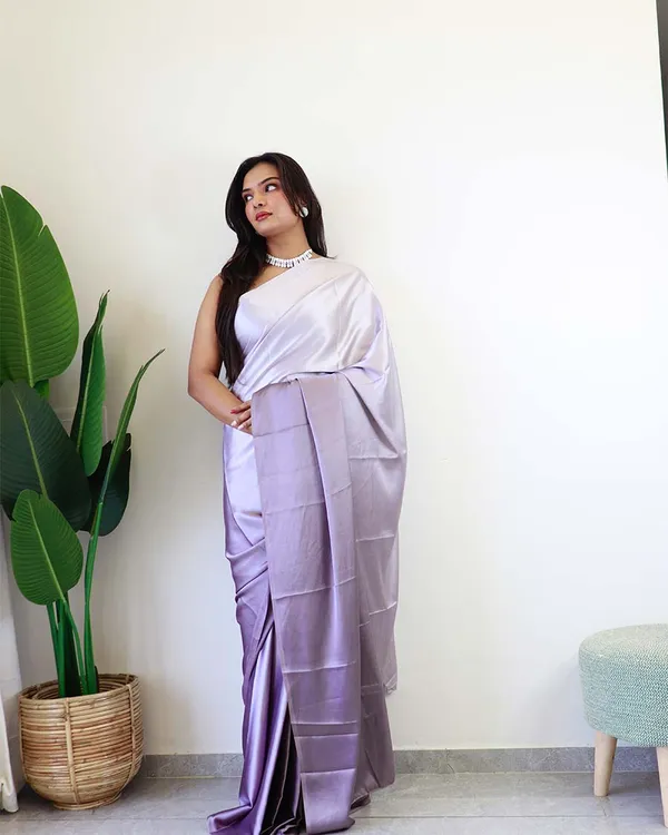 Light_Purple_Colour_1-Minute_Ready_To_Wear_Chiffon_Saree_With_Blouse_Piece