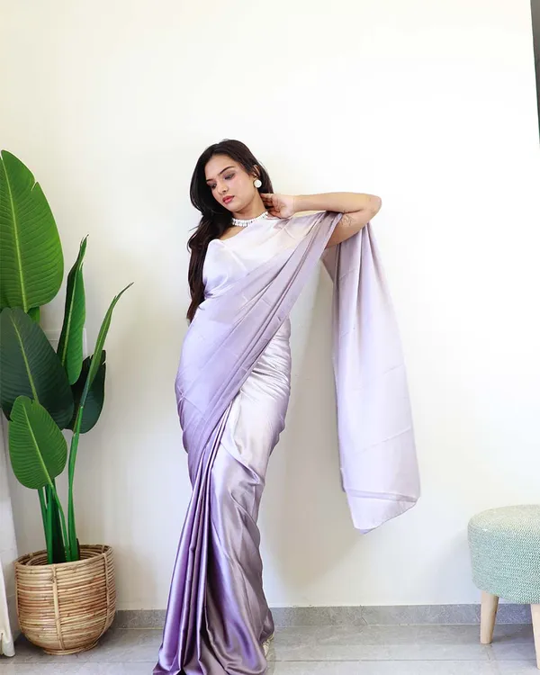 Light_Purple_Colour_1-Minute_Ready_To_Wear_Chiffon_Saree_With_Blouse_Piece