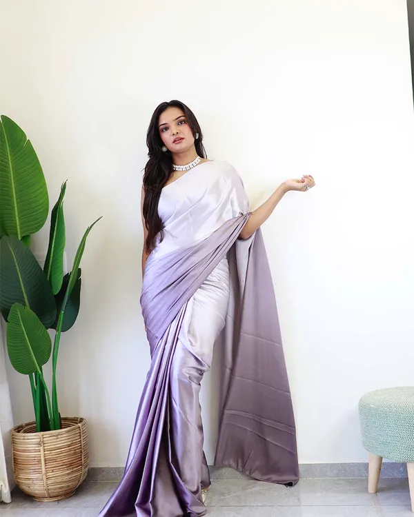 Light_Purple_Colour_1-Minute_Ready_To_Wear_Chiffon_Saree_With_Blouse_Piece