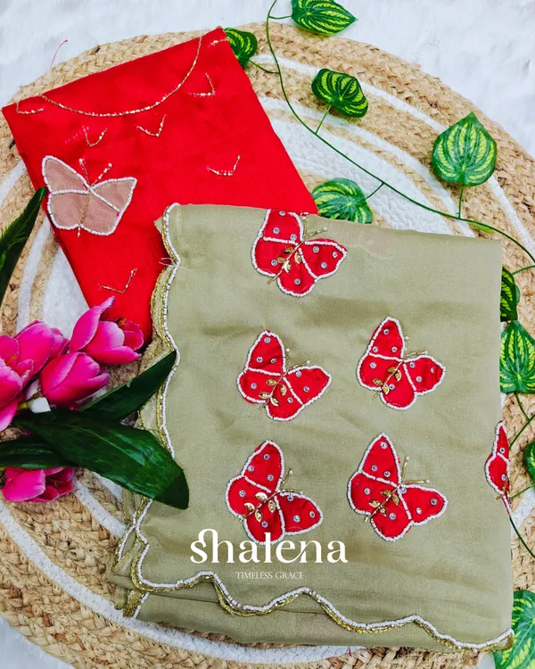 Groovy_Beige_Georgette_Butterfly_Hand_Work_Saree