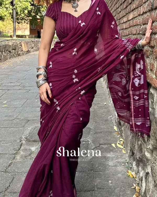 Neelaab_-_Regal_Purple_1-Minute_Ready_to_Wear_Saree_with_Matching_Blouse_Piece