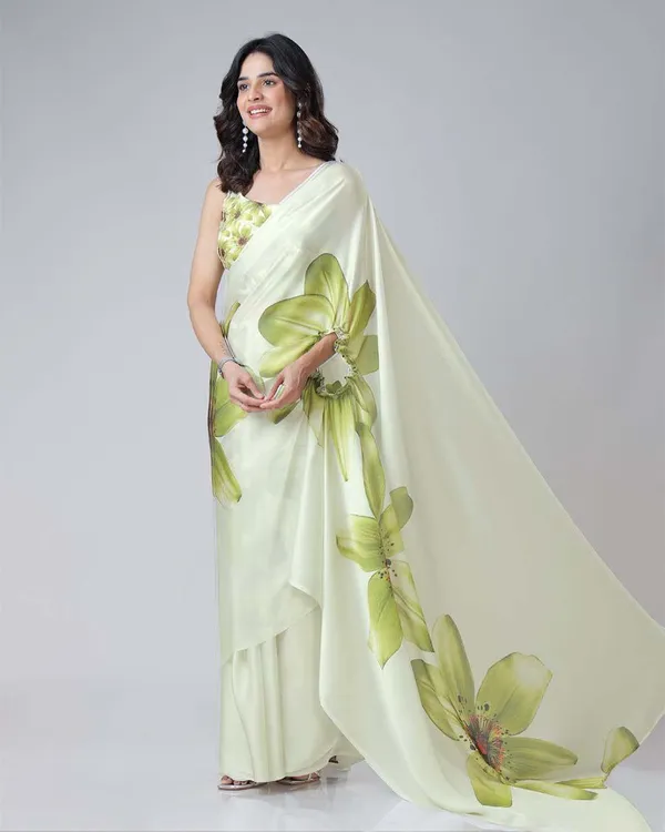 Light_parrot_green_Color_1_-_Minute_Ready_to_Wear_Satin_Silk_Saree_with_Unstitch_Blouse_Piece