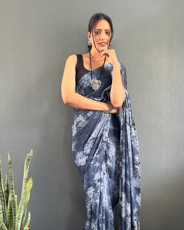 Blue_Color_1-Minute_Ready_To_Wear_Georgette_Saree_With_Blouse_Piece