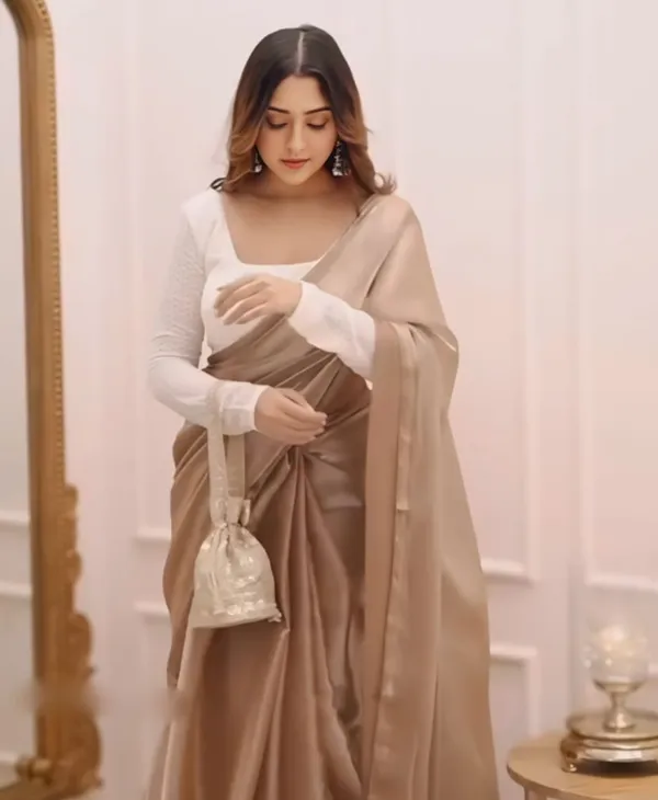 Cream_Color_Soft_Fendy_Silk_Saree_with_Fully_Stitch_Blouse_(Free_Size)_Up_to_44
