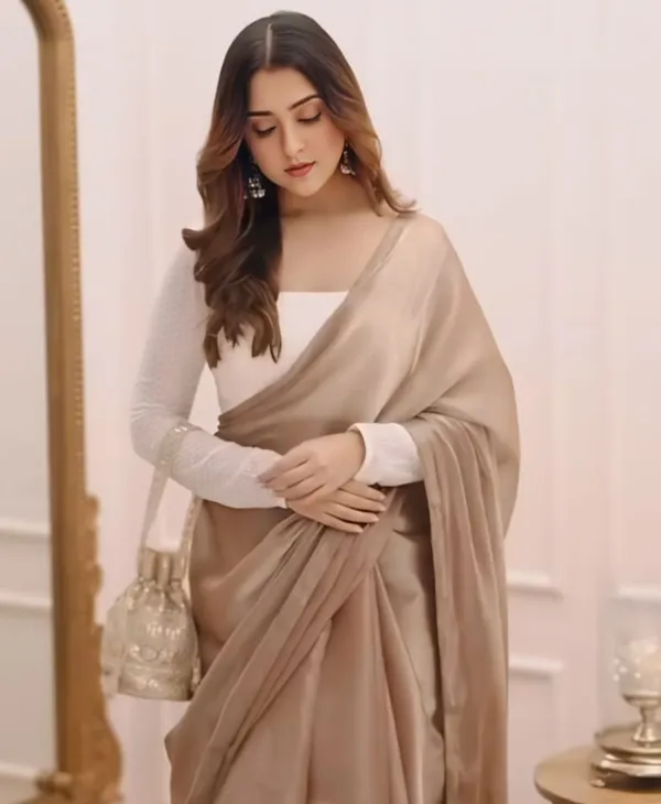 Cream_Color_Soft_Fendy_Silk_Saree_with_Fully_Stitch_Blouse_(Free_Size)_Up_to_44