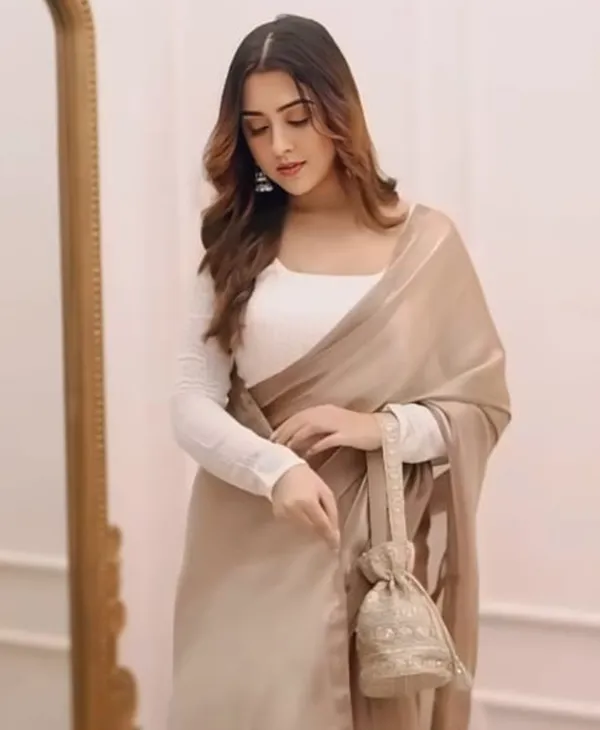 Cream_Color_Soft_Fendy_Silk_Saree_with_Fully_Stitch_Blouse_(Free_Size)_Up_to_44