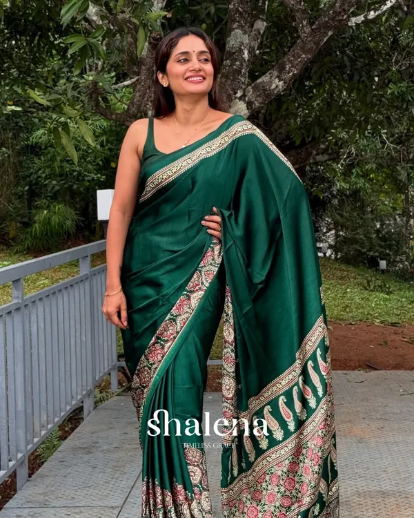 Green_Color_1_Minute_Ready_to_Wear_Digitial_Printed_Crape_Silk_Saree