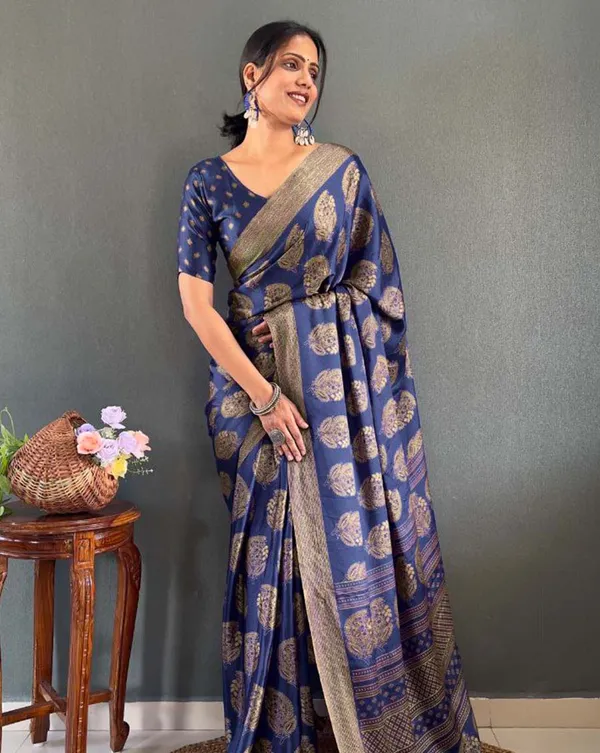Blue_Color_1_-_Minute_Ready_to_Wear_Moss_Silk_Saree_with_Unstitch_Blouse_Piece