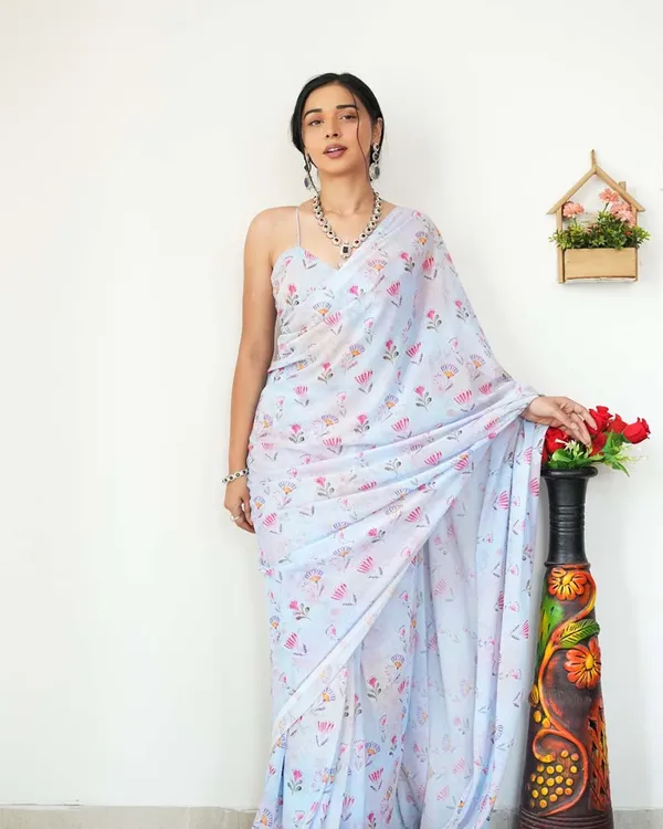 Light_Blue_Color_1-Minute_Ready_To_Wear_Georgette_Saree_With_Blouse_Piece