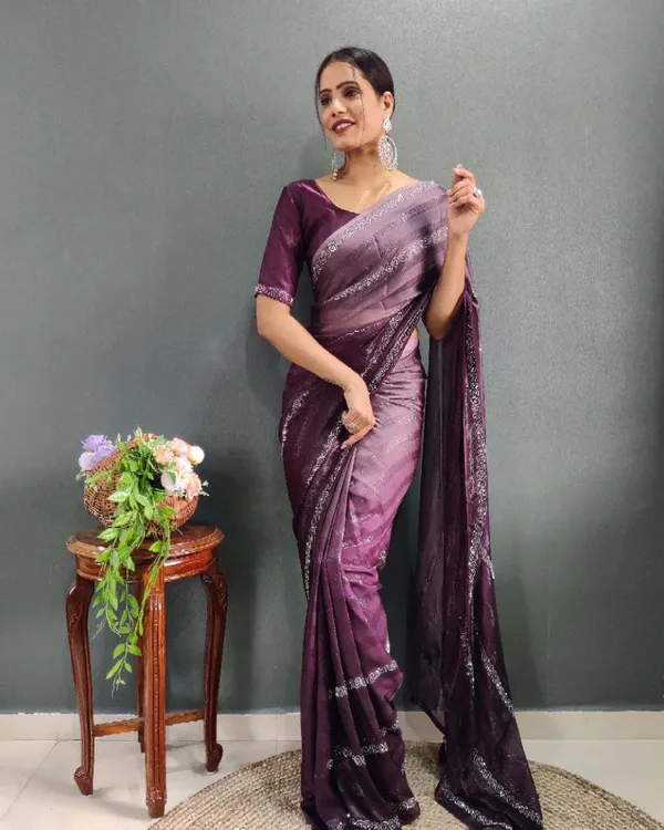 Purple_Color_1_-_Minute_Ready_to_Wear_Zari_Woven_Saree_with_Unstitch_Blouse_Piece