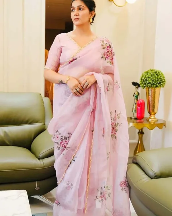 Light_Pink_Color_1-Minute_Ready_To_Wear_Organza_Silk_Saree_with_Moti_Embroidery_Work_&_Stitched_Blouse