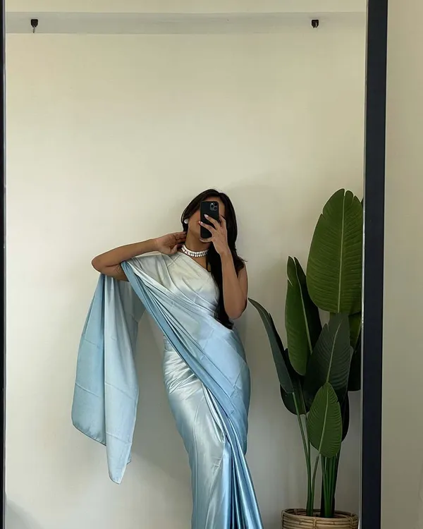 Sky_Blue_Colour_1-Minute_Ready_To_Wear_Chiffon_Saree_With_Blouse_Piece