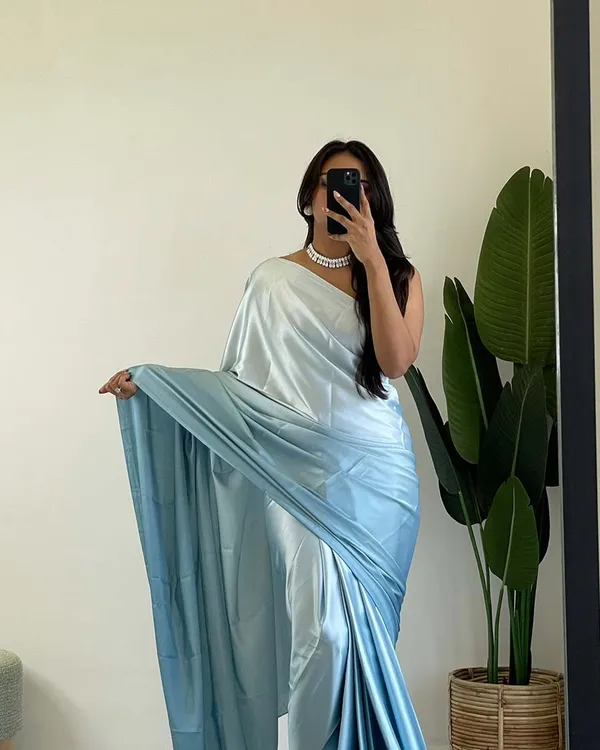 Sky_Blue_Colour_1-Minute_Ready_To_Wear_Chiffon_Saree_With_Blouse_Piece