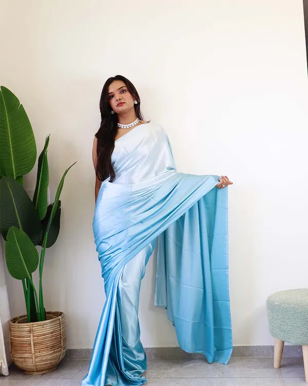 Sky_Blue_Colour_1-Minute_Ready_To_Wear_Chiffon_Saree_With_Blouse_Piece