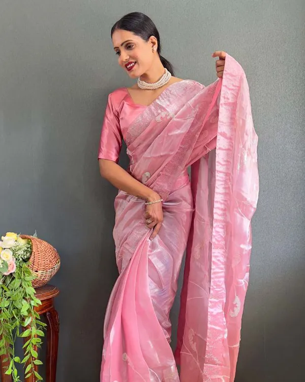 Lite_blue_Color_1_-_Minute_Ready_to_Wear_Burbury_Silk_Saree_with_Unstitch_Blouse_Piece