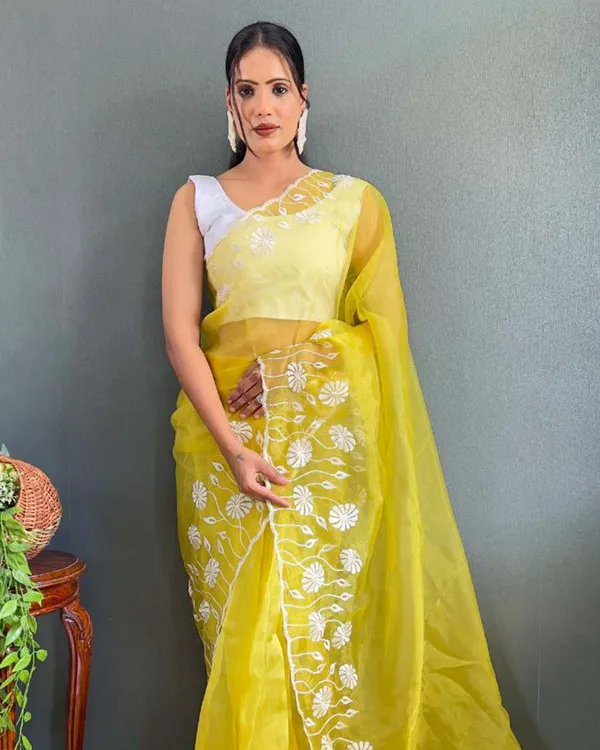 Yellow_Color_1_-_Minute_Ready_to_Wear_Soft_Organza_Saree_with_Unstitch_Blouse_Piece