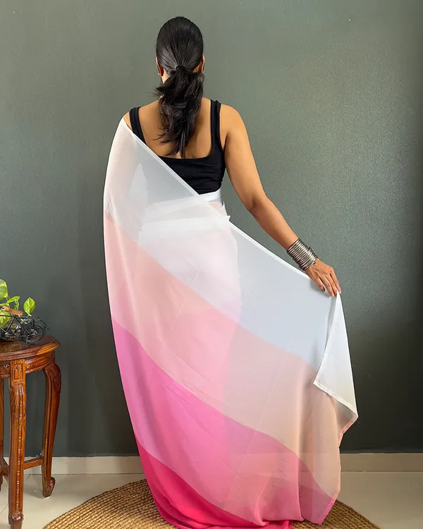Pink_And_White_Color_1-Minute_Ready_To_Wear_Georgette_Saree_With_Blouse_Piece
