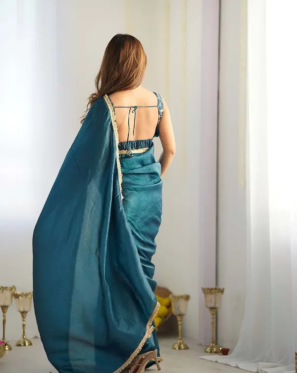 Rama_Color_1-Minute_Ready_To_Wear_Soft_Gold_Crush_Silk_Saree_with_Lace_Border_&_Stitched_Blouse