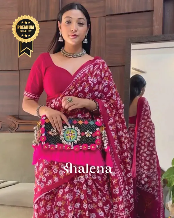 Pink_Color_1_-_Minute_Ready_to_Wear_Mulmul_Cotton_Saree_with_Blouse_Piece